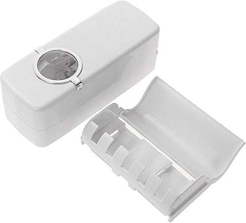 Automatic Toothpaste Dispenser and Detachable Hole 5 Toothbrush Holder