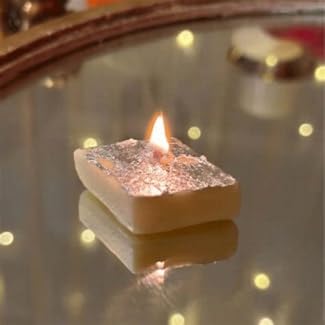 Scented Handcrafted Eco-Friendly Kaju Katli Candle { pack of 5 }