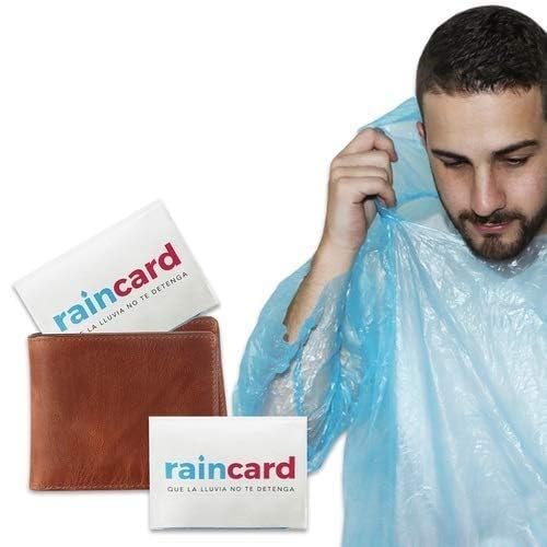 Rain Card for Men and Women / Emergency Raincoat with Hood