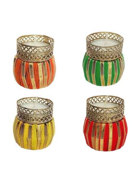 Damroo Shape Tea Light Candle Holder { pack of 10 }