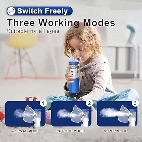 Portable Mesh Nebulizer Machine for Adults and Kids