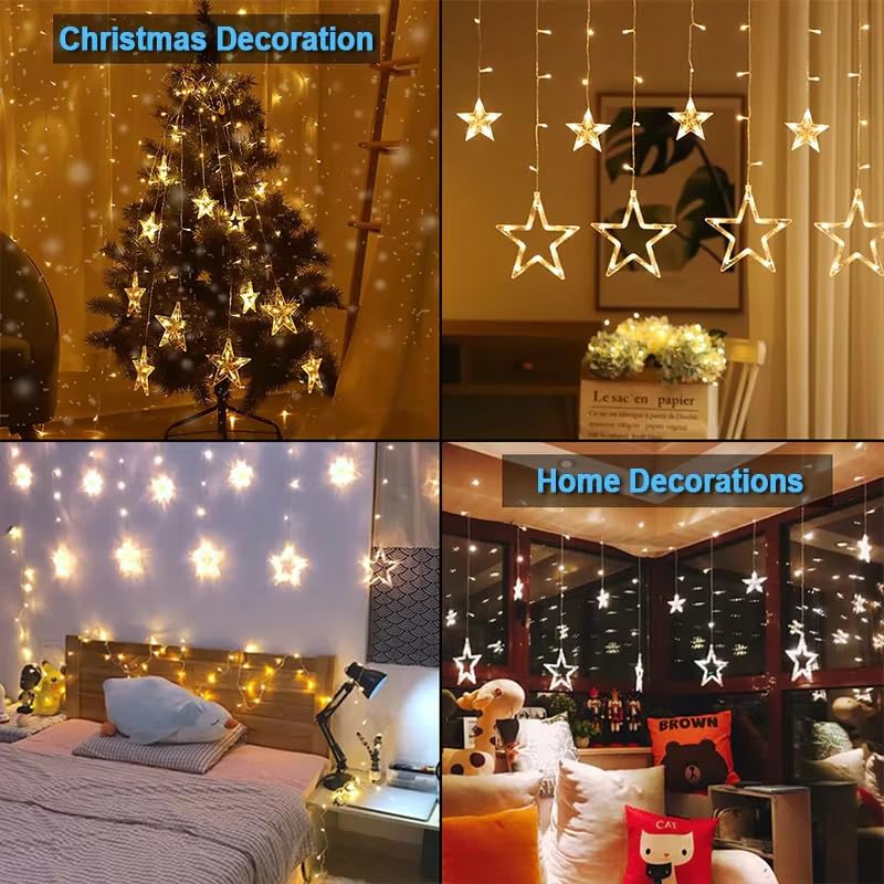 Star Curtain LED String Lights