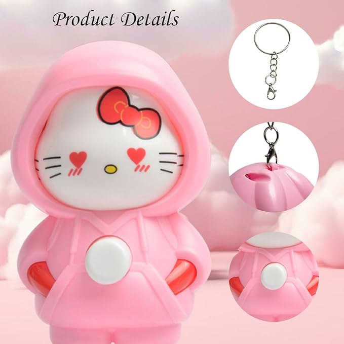 Face Changing Keychain, Doll Keychains with Rotating Face Design