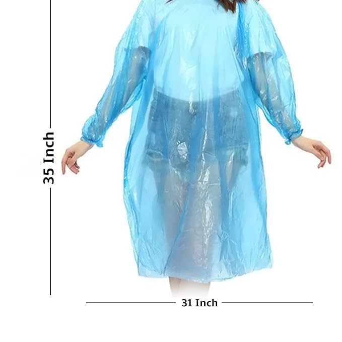 Rain Card for Men and Women / Emergency Raincoat with Hood