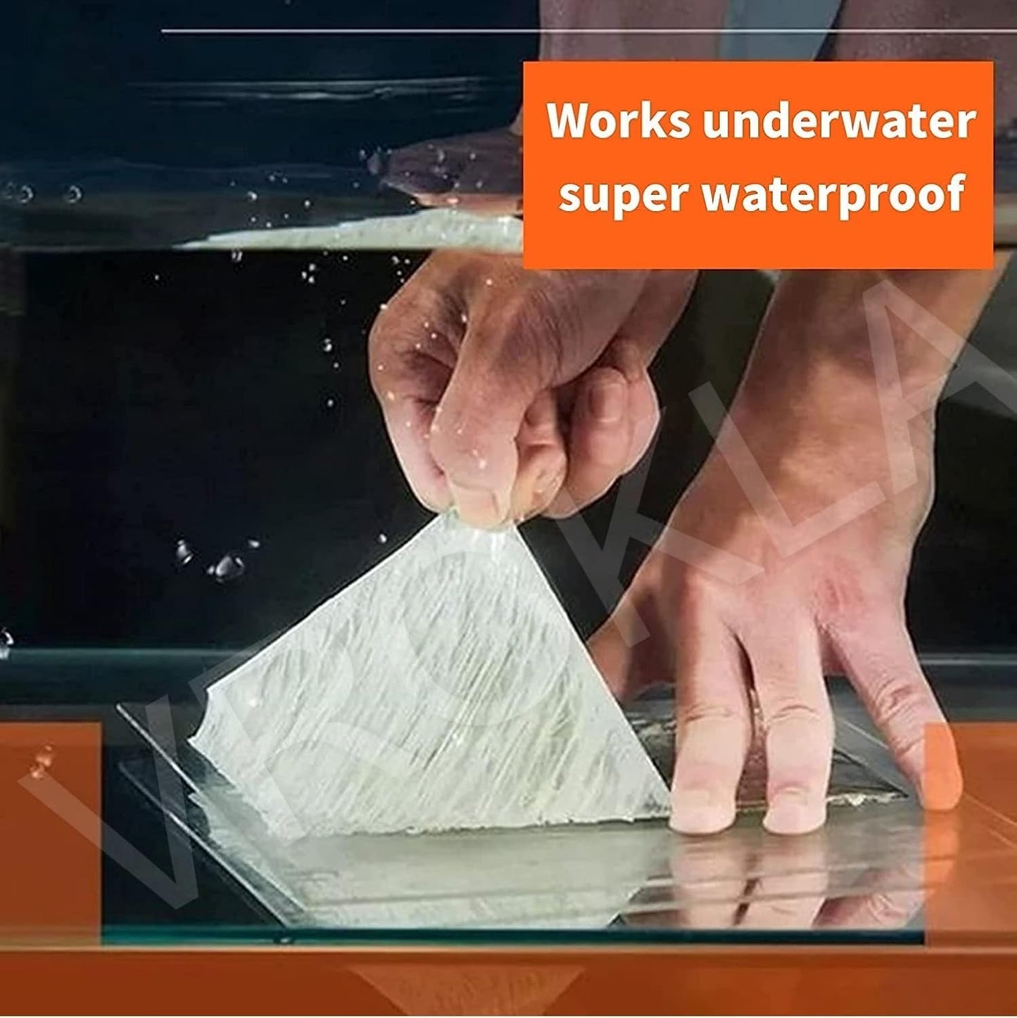Waterproof Repair Tape for Pipe Leakage Roof Water Leakage Solution Aluminium Foil Tape Waterproof Adhesive Sealing Butyl Rubber Tape (450 gm)