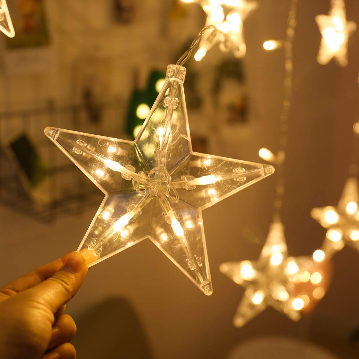 Star Curtain LED String Lights