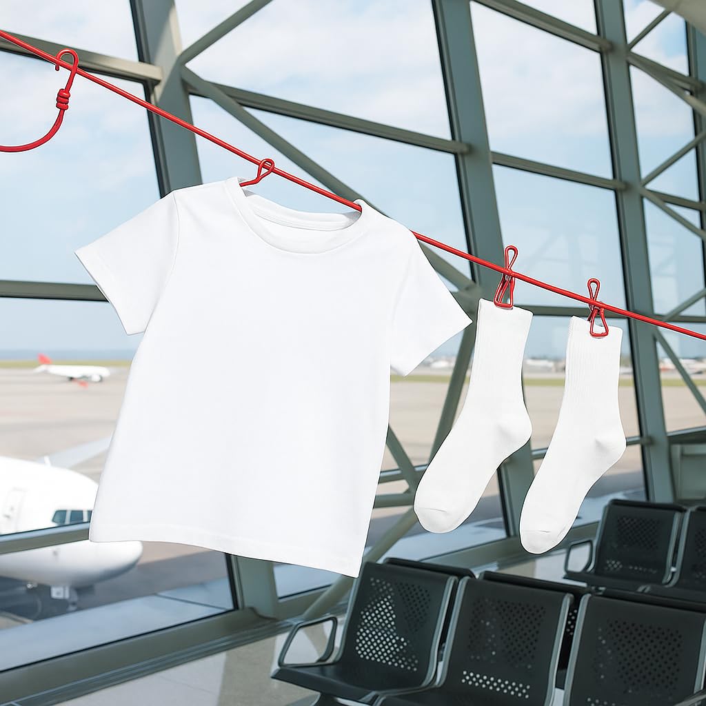 Polyester Multicolor Elastic Cloth Hanging Rope for Cloth Drying