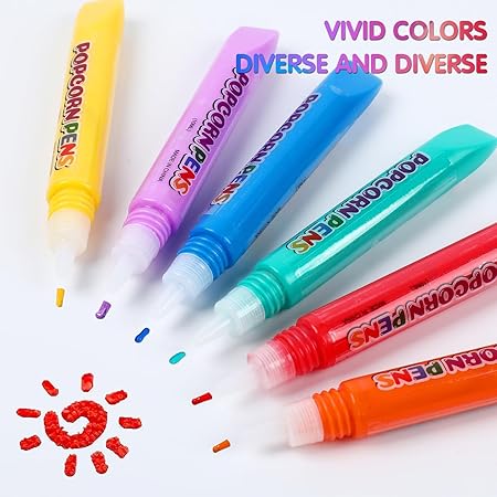 Popcorn Drawing Pens for Decorating Cards and Art
