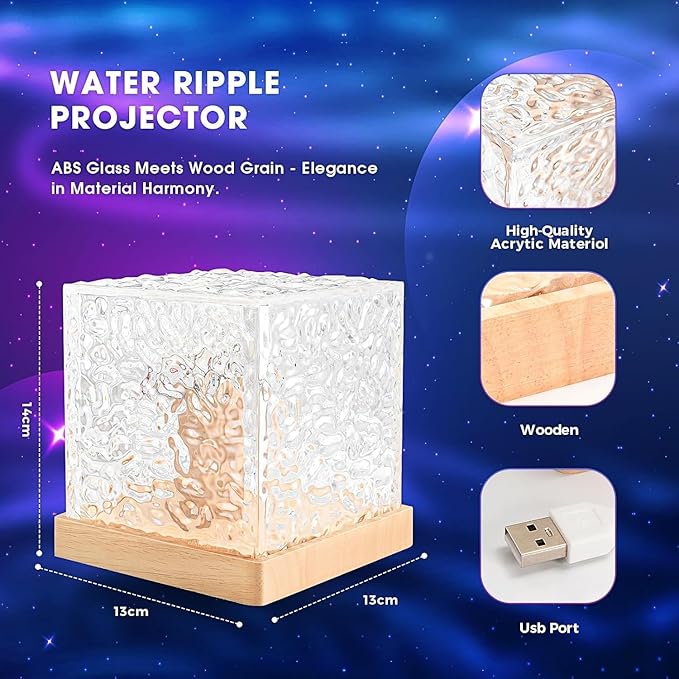 Crystal Table Touch Sensor Night Lamp