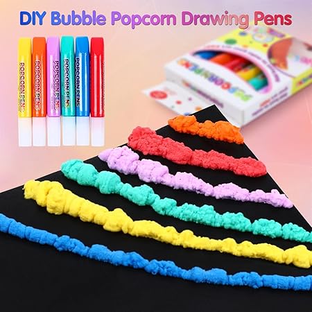 Popcorn Drawing Pens for Decorating Cards and Art