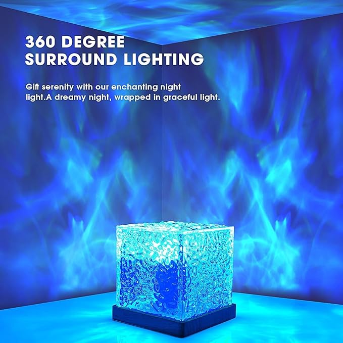 Crystal Table Touch Sensor Night Lamp