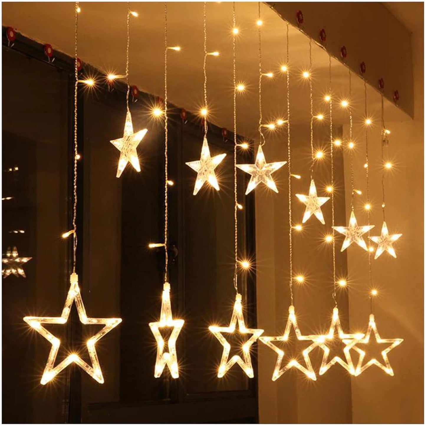 Star Curtain LED String Lights