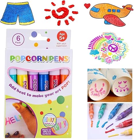 Popcorn Drawing Pens for Decorating Cards and Art