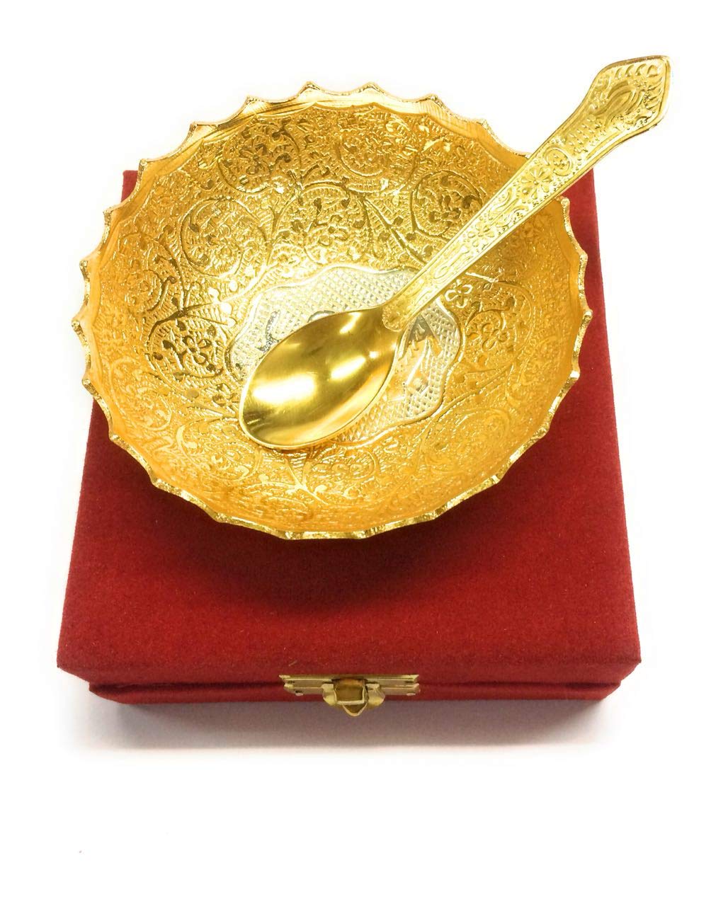 Silver Plated Bowl Spoon Set
