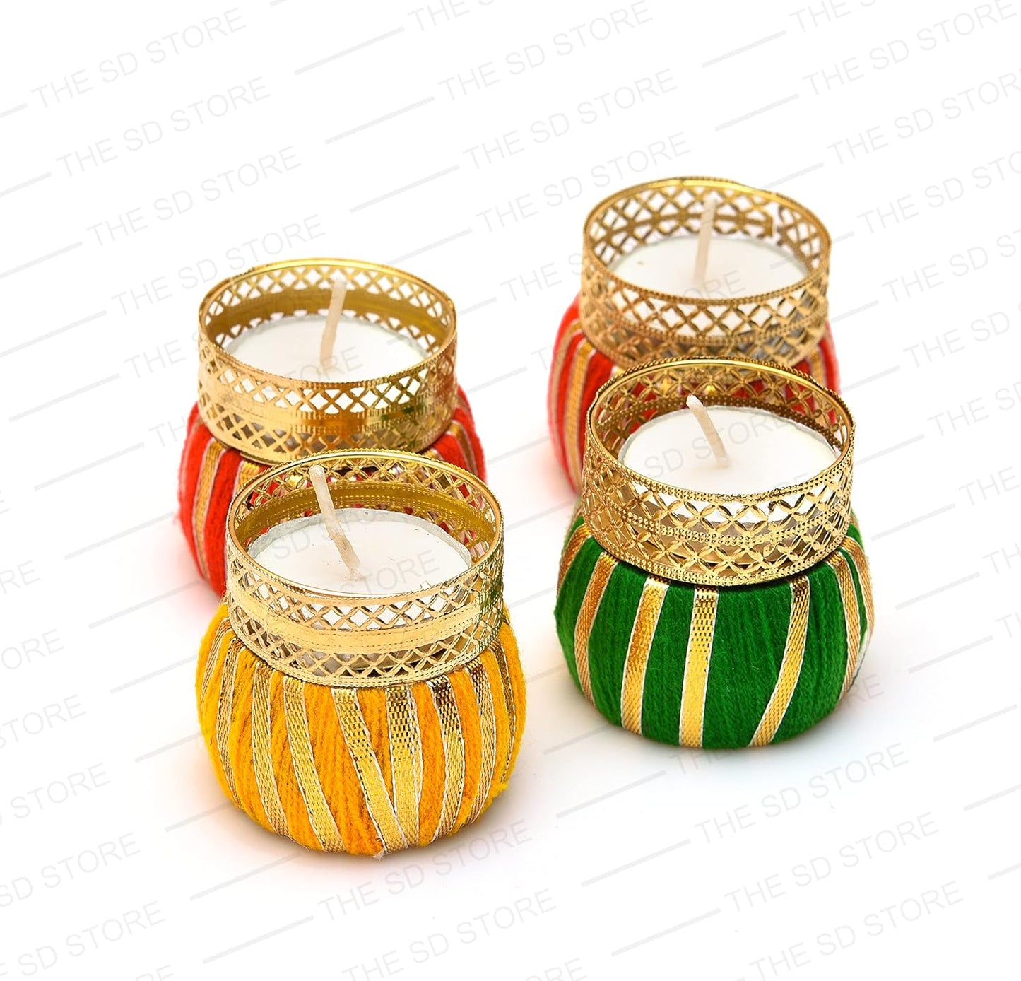Damroo Shape Tea Light Candle Holder { pack of 10 }