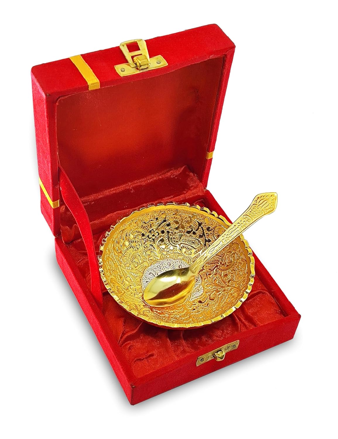 Silver Plated Bowl Spoon Set