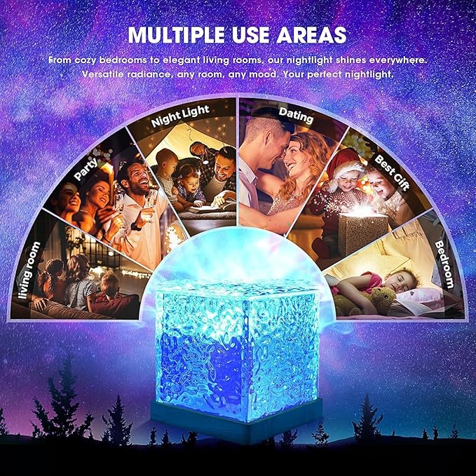 Crystal Table Touch Sensor Night Lamp