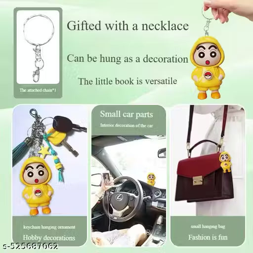 Face Changing Keychain, Doll Keychains with Rotating Face Design
