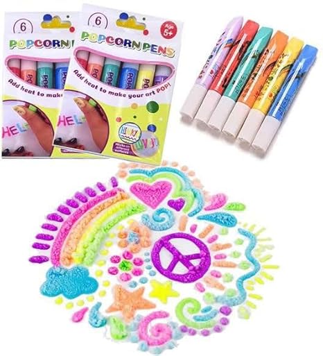 Popcorn Drawing Pens for Decorating Cards and Art
