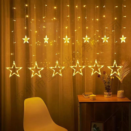 Star Curtain LED String Lights
