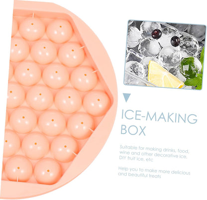 Silicone Ice Cube trays with  Sphere for Freezer