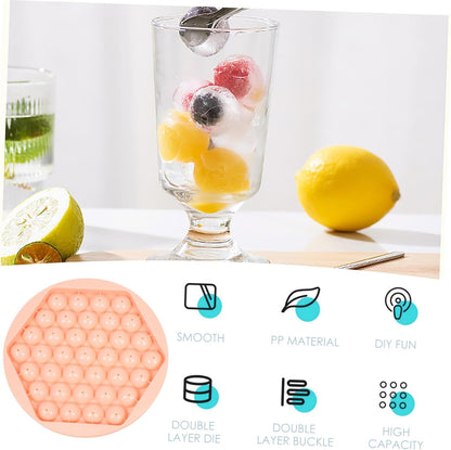 Silicone Ice Cube trays with  Sphere for Freezer