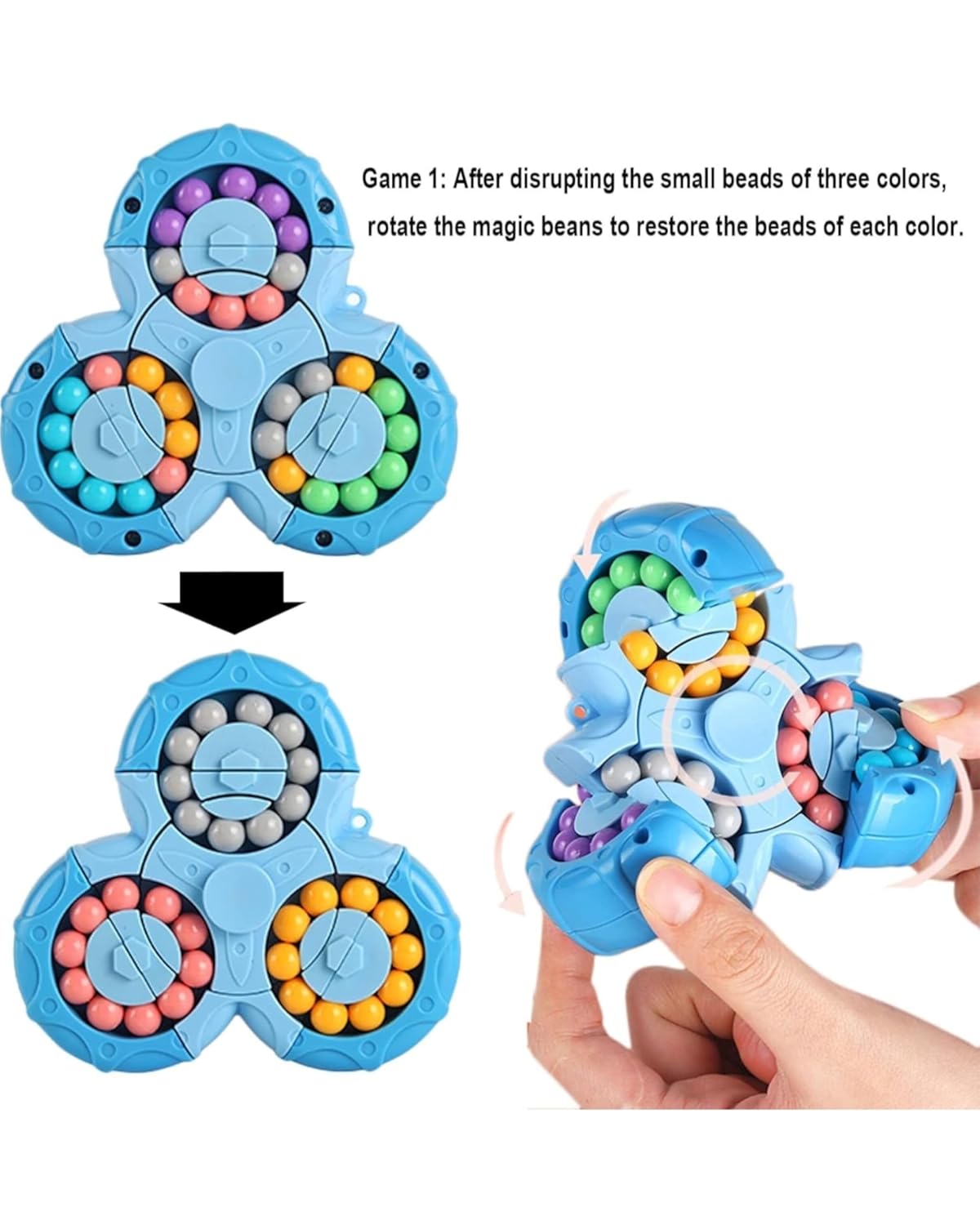 Magical Bean Spinner Puzzle Toy
