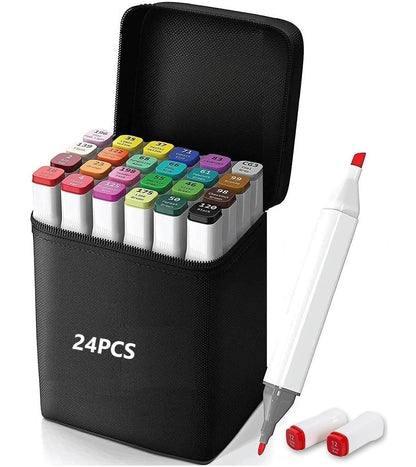 24 Colours Sketch Pen for Painting Sketching