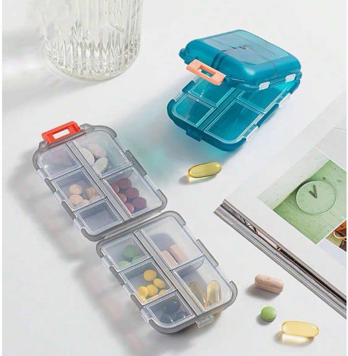 Double Layer Medicine Pill Organizer