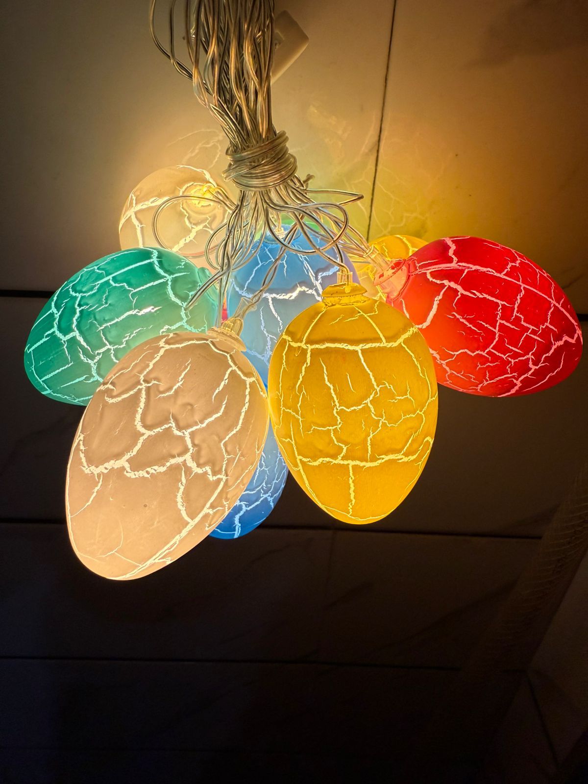 Decoration Lights {(Heart Cracker Light ,  Egg Crack Ball, bell Cracker light }
