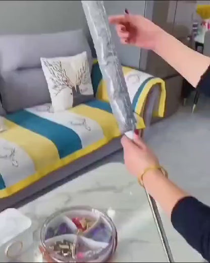 Microfiber Feather Duster Bendable & Extendable Fan Cleaning Duster with 100 inches Expandable Pole
