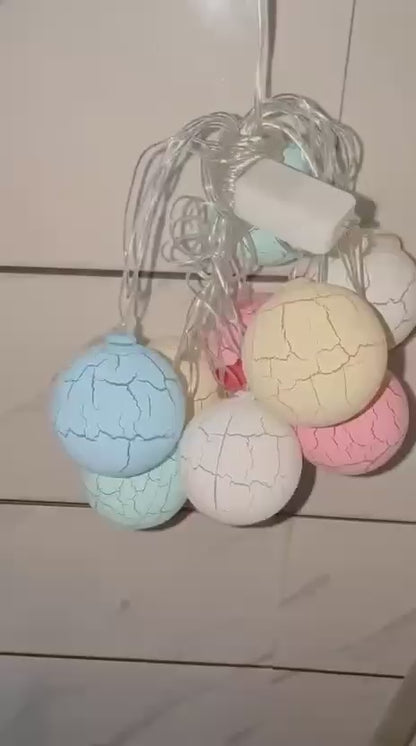 Decoration Lights {(Heart Cracker Light ,  Egg Crack Ball, bell Cracker light }